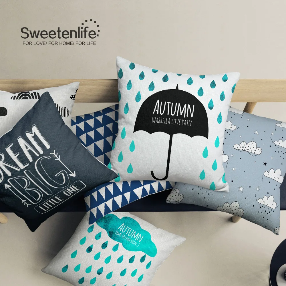 Sweetenlife наволочка в современном стиле подушки для домашнего декора с узором виде