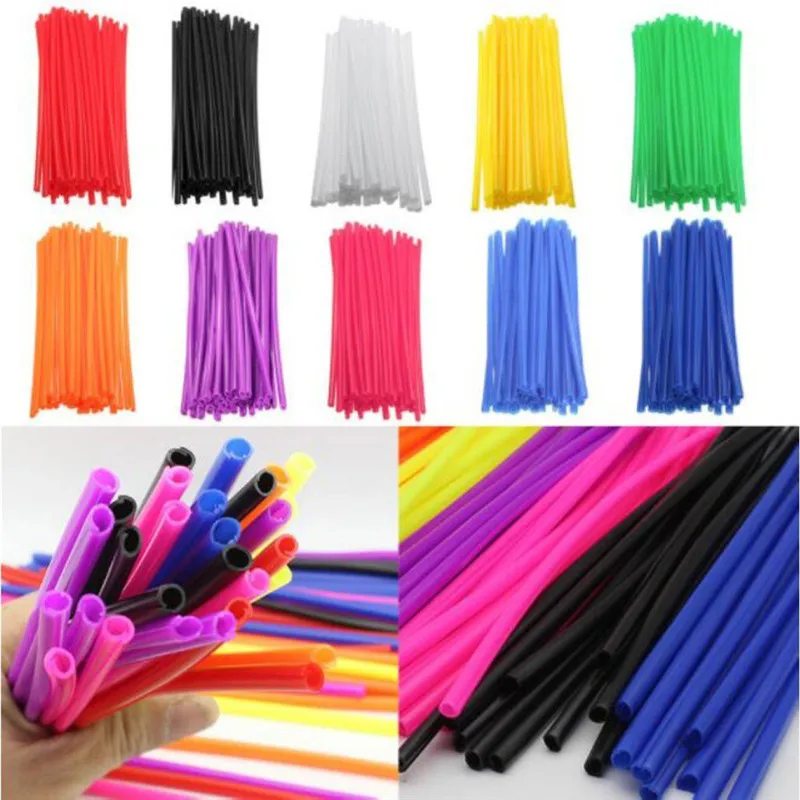 72pcs Wheel Spoke Cover Wrap Kit for Motorcycle Motocross Dirt Sports Bike Auto Car Styling Auto Accessories Motorcycle Hot Sale