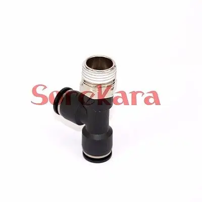 Пневматическая трубка 5/32 дюйма х 3/8 NPT резьба наружная сторона тройник