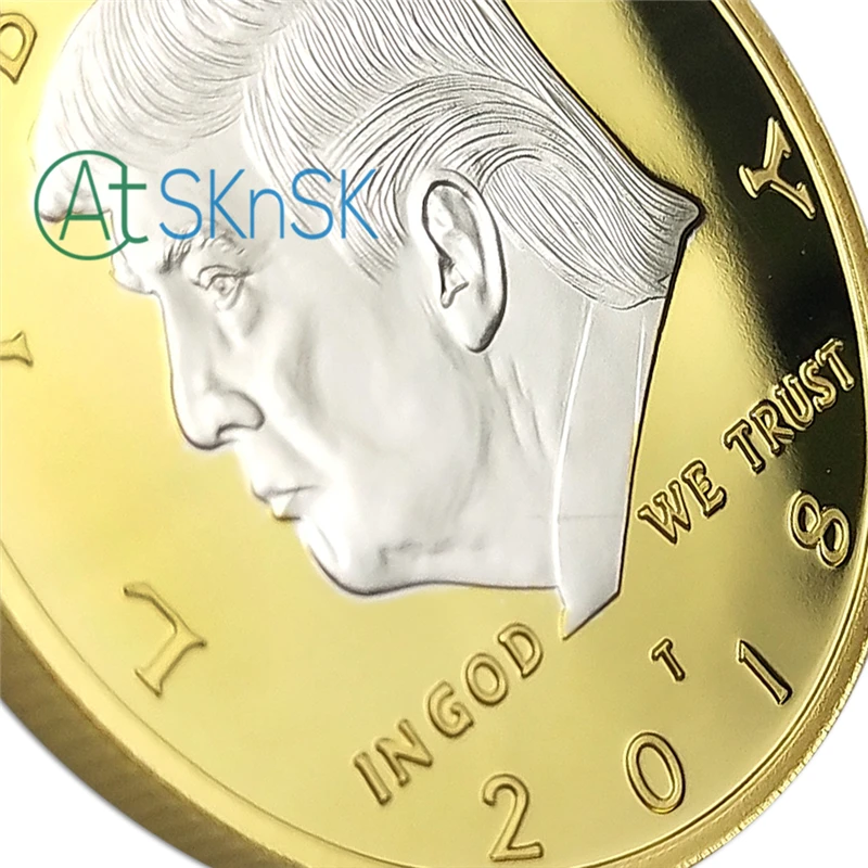 1/3/5/10 шт. монета Дональда Трампа Liberty In God 45 й президент США коллекция