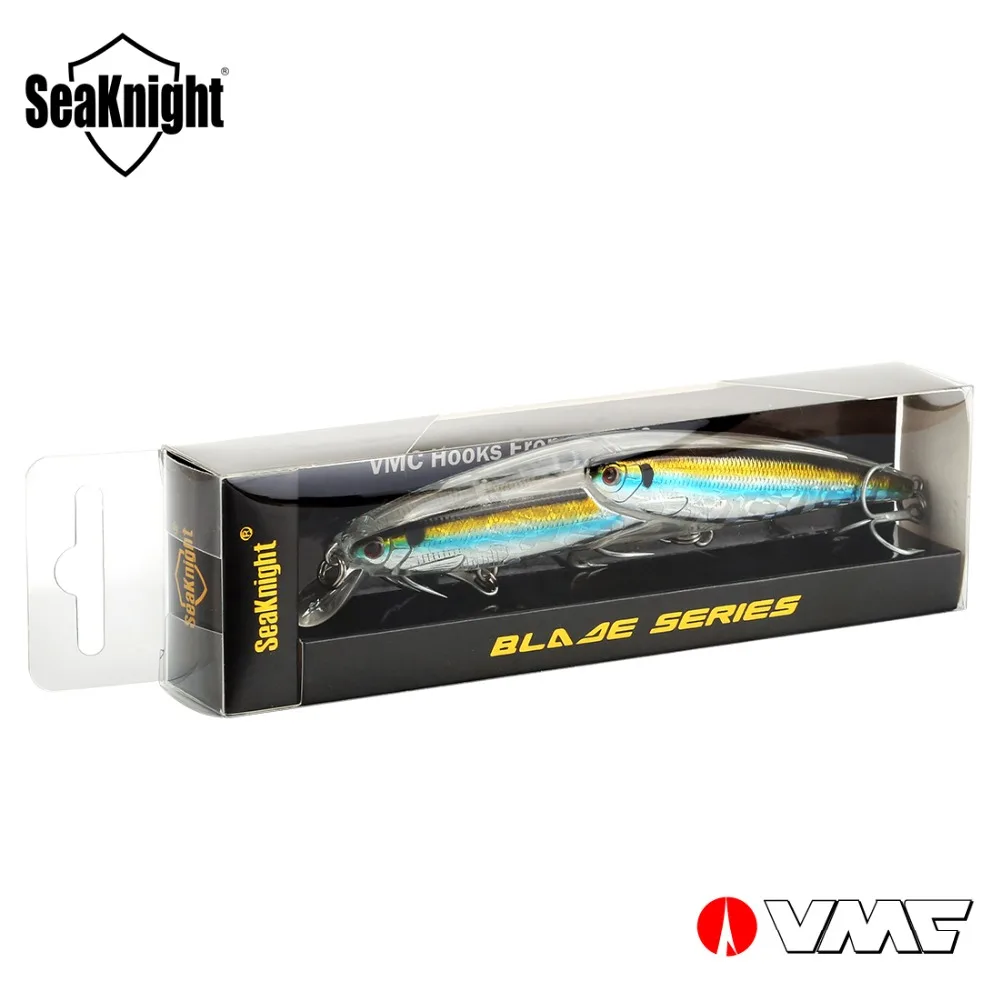 Рыболовная приманка SeaKnight Minnow SK046 25 5 г 130 мм длинная в виде гольяна с крючками VMC
