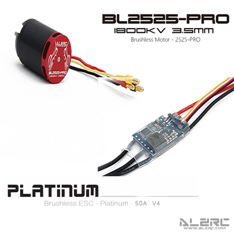 ALZRC-бесщеточный двигатель-2525-PRO-1800KV + V4 50A ESC для Devil X360 и GAUI X3 | Игрушки хобби
