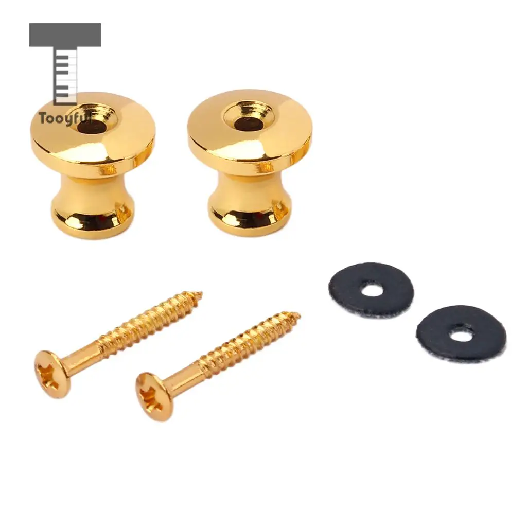 

2PCS Guitar Strap Locks Buttons for Electric Guitar Bass Parts Accessories