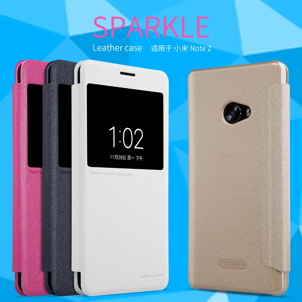 Кожаный чехол NILLKIN для Xiaomi Redmi 4 Pro redmi 6a блестящий книжка из искусственной кожи note 6