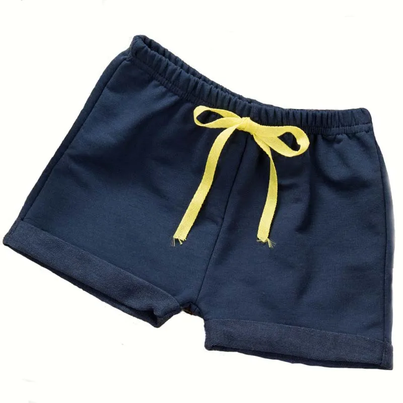 Детские летние хлопковые пляжные шорты штаны для малышей мальчиков и девочек