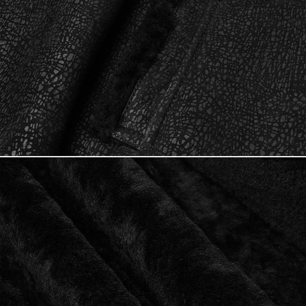 2019 Luxury 100% Guaranteed Natural Sheepskin Fur Shearling Coat Men Winter Real Clothing Genuine Leather Outwear | Мужская одежда