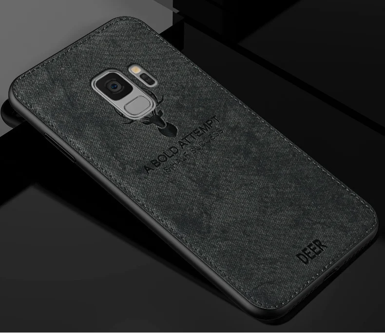 • Ткань модного классического оленя тканью матовый чехол для samsung Galaxy Note 8 9 S8 A6 плюс S6 S7 S10 S10e 5G A7 A10 A20 A30 A50 A60 A70 M10 M30