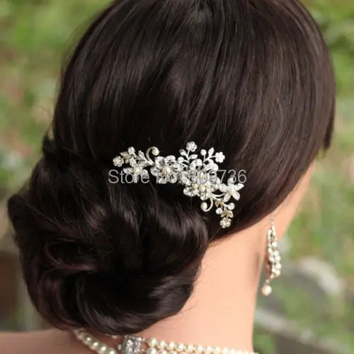1 шт. Свадебная заколка для волос с жемчугом и кристаллами|pearl hair pins|wedding bridalfashion pins