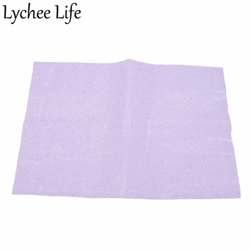 4 Lychee Life A4 прозрачная блестящая ткань красочные ПВХ 29x21 см Ткань DIY Современная домашняя одежда текстиль швейная ткань аксессуары - Цвет: 4