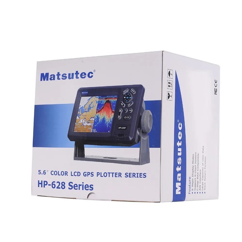 Морской цветной плоттер Matsutec GPS/SBAS Навигатор с высокой чувствительностью двойная