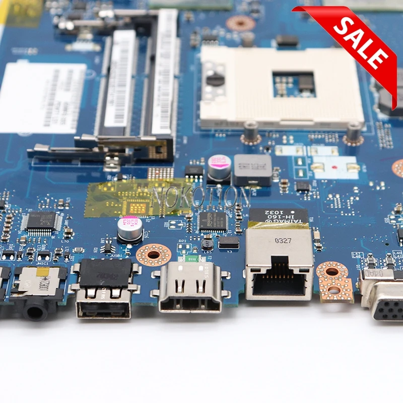 NOKOTION NEW70 LA-5891P MBWJR02001 MB. WJR02.001 для acer aspire 5742 5742G материнская плата ноутбука HM55 DDR3 Бесплатный процессор