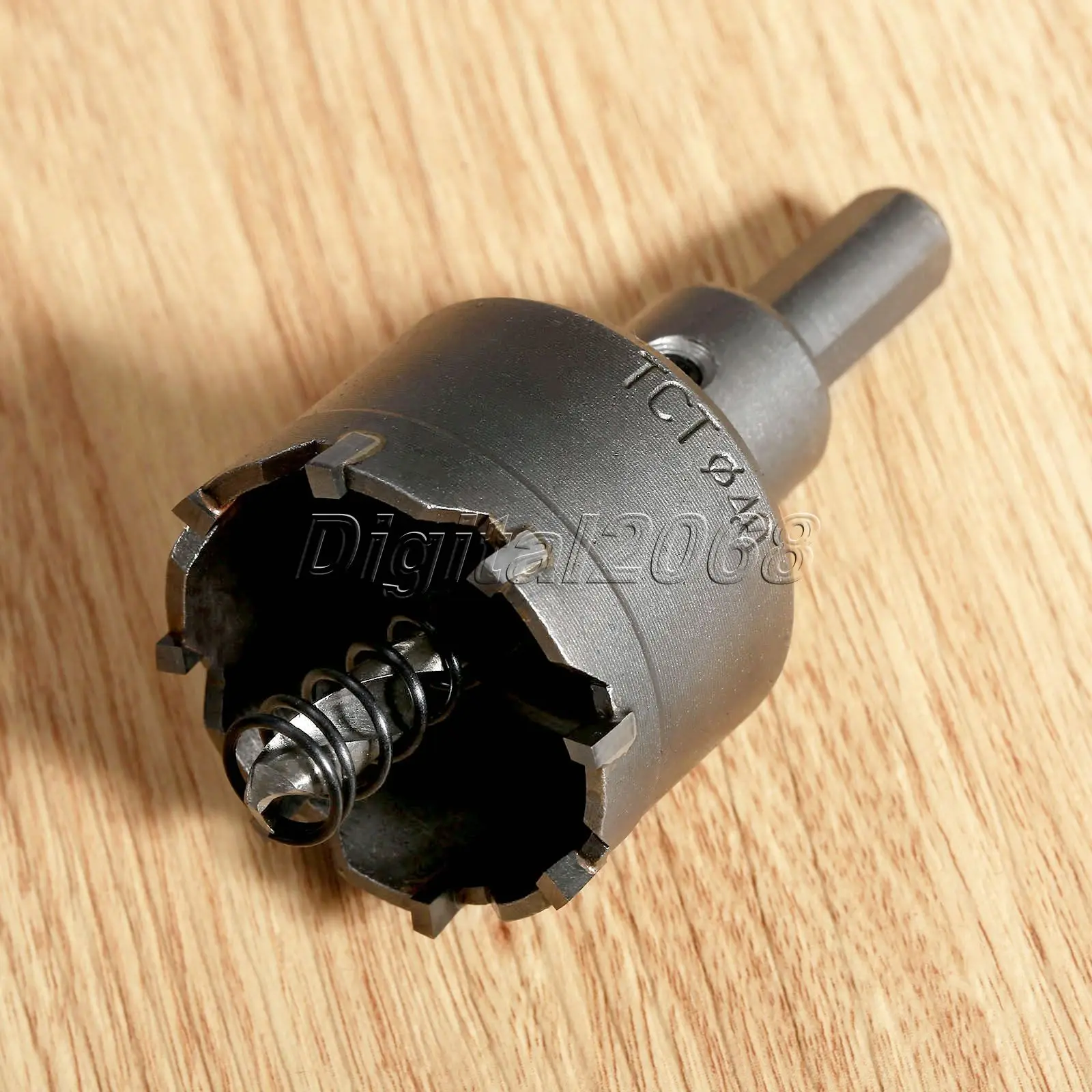 

1pc Carbide Tip Tipped Drill Bit 40mm Metal Alloy Wood Cutter Hole Saw Woodworking Cutter Tool Power Tool Drilling Accessory