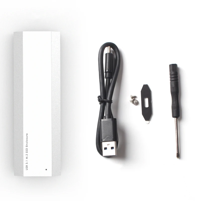 USB-C USB 3 1 0 type-C 10 Гбит/с к Nvme M-key M.2 NGFF PCI-E 2 полосы SSD корпус | Электроника