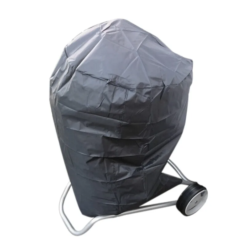 Черный водонепроницаемый купольный чехол для барбекю гриля защиты от дождя пыли