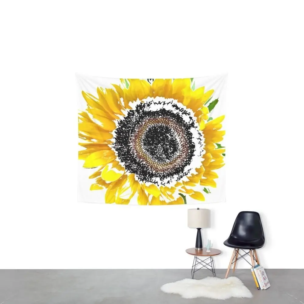 Гобелен с мандалой Подвесной Настенный принтом подсолнуха украшение для комнаты