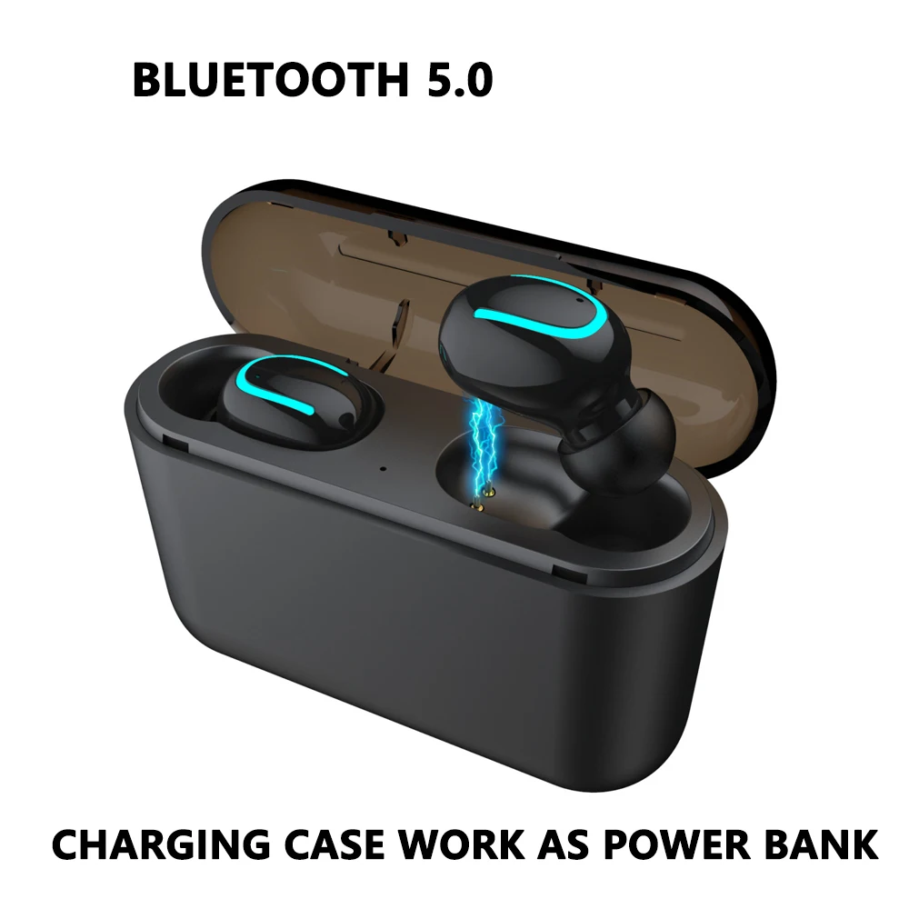 Q32 TWS Bluetooth наушники беспроводные стерео 5 0 гарнитура Мини IPX5 Водонепроницаемый
