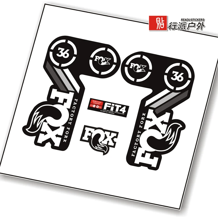 Fox36 рама для горного велосипеда вилки бисиклет наклейка лиса Наклейки Аксессуары