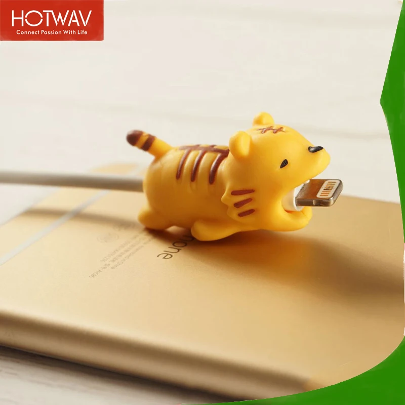 HOTWAV Симпатичные животные кабель протектор для usb iPhone зарядное устройство