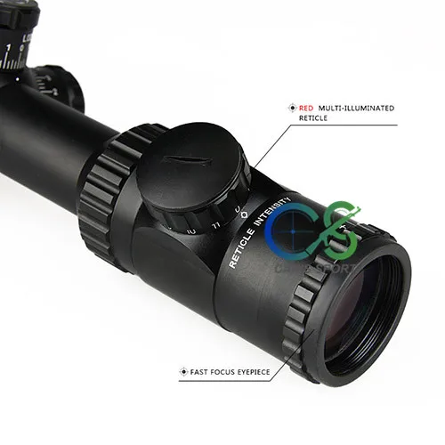 PPT военный Tacitcal 4-16x50MM подсвеченный красным 11 позициями винтовка Зрительная труба для охоты gs1-0297