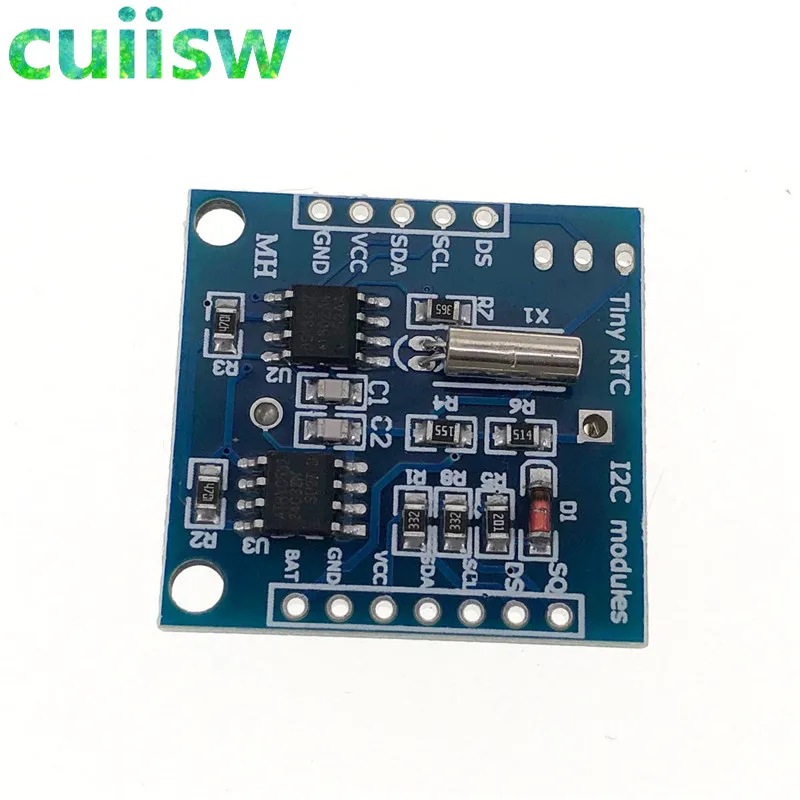 10 шт./лот новый модуль часов I2C RTC DS1307 AT24C32 в режиме реального времени для AVR ARM PIC |