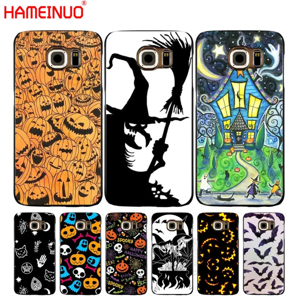HAMEINUO Тыква Хэллоуин летучая мышь ведьма Boo Чехол для мобильного телефона Samsung Galaxy