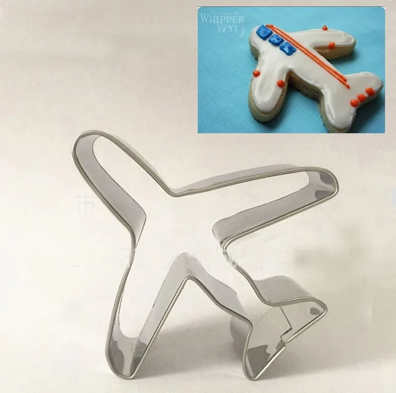

Stainless Steel Airplane Cookie Cutter Mould biscuit Baking Mould DIY Cake Craft Kitchen Tools Cortador CA125