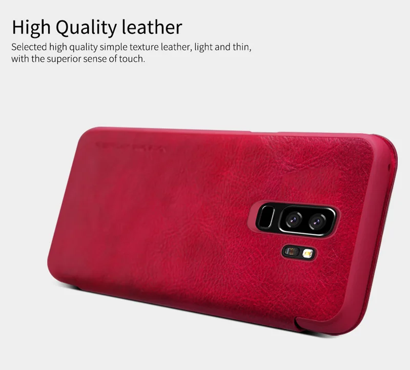 Кожаный флип-чехол Nillkin Qin для samsung Galaxy S10 Plus 5G S9 Plus Lite