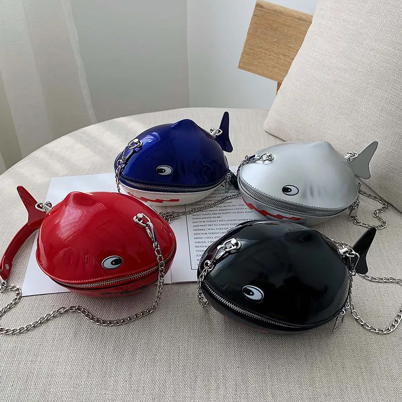 Женская сумка-мессенджер из искусственной кожи Shark дизайнерская сумка через