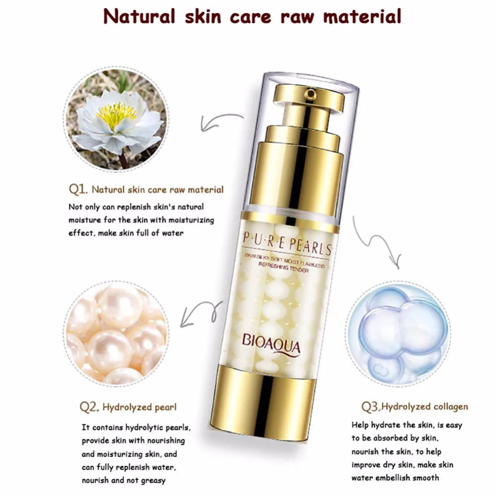 Крем для глаз эссенция жемчужный Чистый Коллаген макияж Гиалуроновая кислота