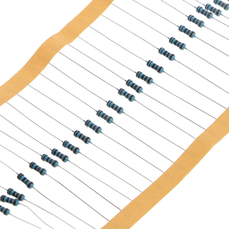 100 шт. 1k Ом 1/4 Вт металлический пленочный резистор 1 кОм 0 25 1% для Arduino|Измерители