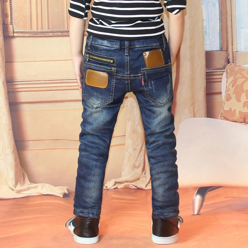 Хлопковые Штаны для мальчиков стильные модные брюки карандаш на осень и зиму