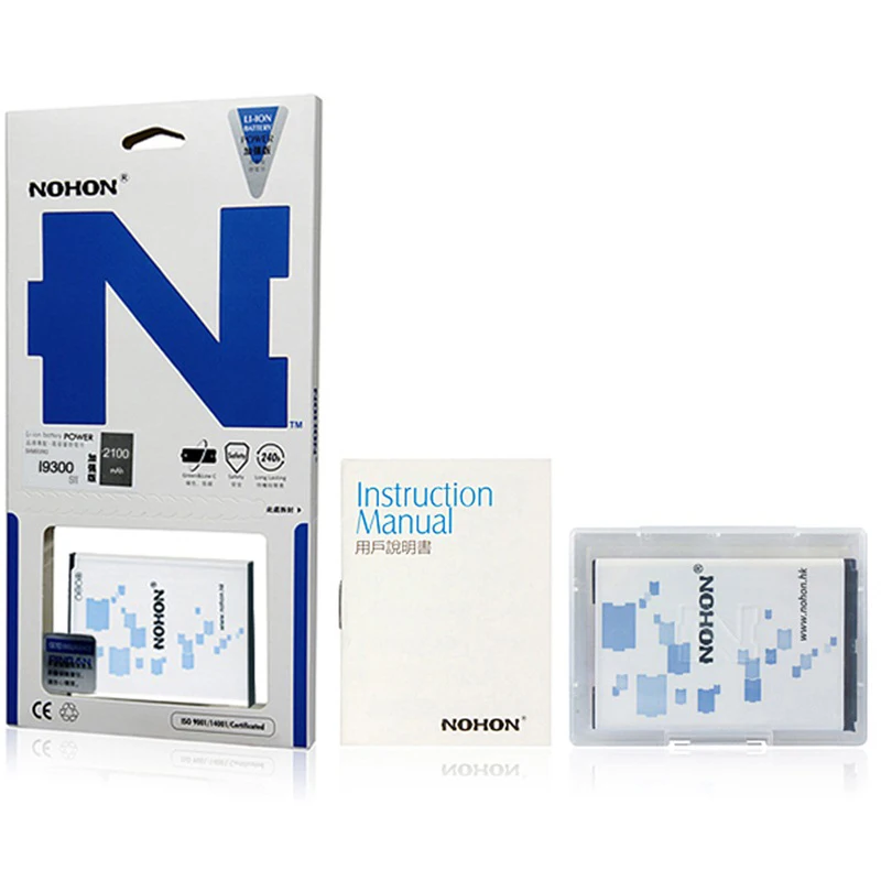 Аккумулятор NOHON для Samsung Galaxy S3 S4 NFC S5 S6 I9300 I9500 I9508 G9006V G920 сменные литий полимерные