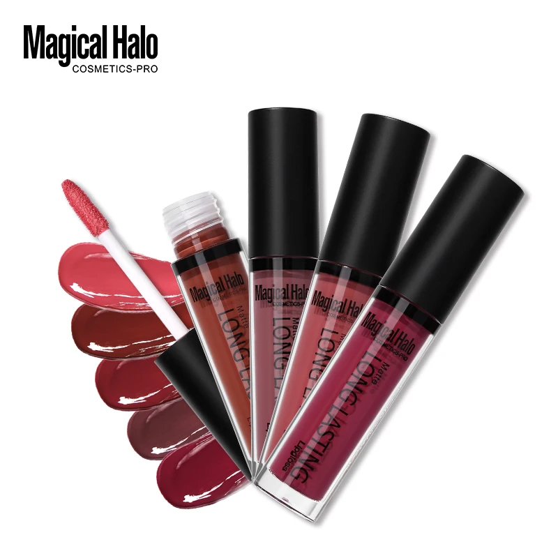 Матовая жидкая губная помада Magical Halo Pro 1 19 цветов водостойкий блеск для губ