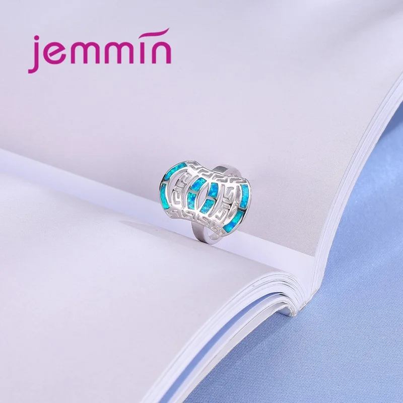 Женское кольцо из серебра 925 пробы с радужным опалом|ring for|rings for womenrings fingers |