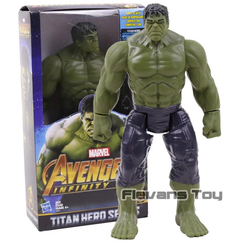 Hulk box Marvel Titan Герой Мстители танос Черная пантера Капитан Америка Тор Железный человек паук халкбастер Халк фигурка 1" 30 см - Цвет: Hulk box