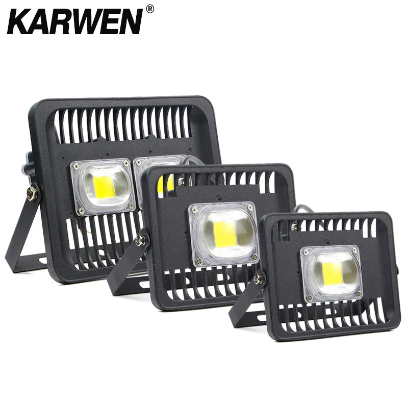 Рефлектор KARWEN 30 Вт 50 100 Светодиодный прожектор AC 220 В водонепроницаемый IP65 для