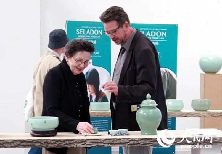 Китайский Longquan Celadon фарфоровая чайная чашка чайное блюдце чаша для чая Золотая Рыба 60 мл китайский чайный горшок Celadon посуда для напитков чайные чашки