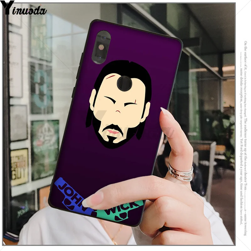Yinuoda John Wick поделка-чехол для телефона Xiao mi Red 5 5Plus Note4 4X Note5 6A 6 x2 x2S | Мобильные