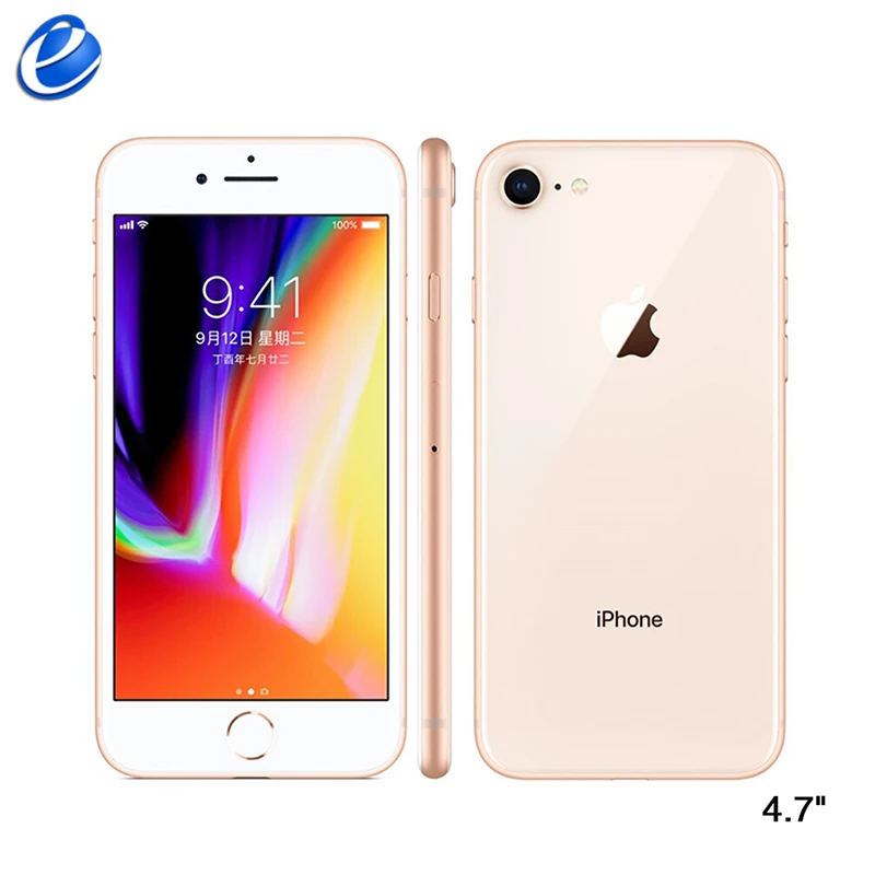 Apple iPhone 8 64 Гб/256 ГБ шестиядерный IOS 3D Touch ID LTE телефон 12,0 МП камера 4,7 дюймов отпечаток пальца 1821 мАч мобильный телефон