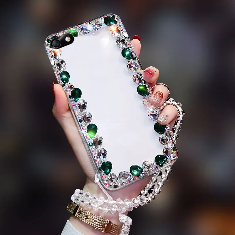 Мобильный телефон чехол с бриллиантами для отправки белых бусин Huawei Gplus
