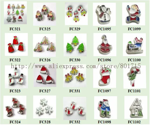 Рождественские подарки кратные опции! Подвески плавающие медальоны стеклянные