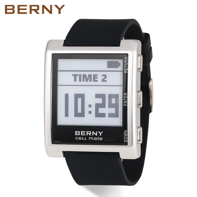 Мужские Цифровые часы электронные чернила reloj hombre электронные наручные часы мужские relogio masculino часы продвижение Рождественский подарок - Цвет: E003-S