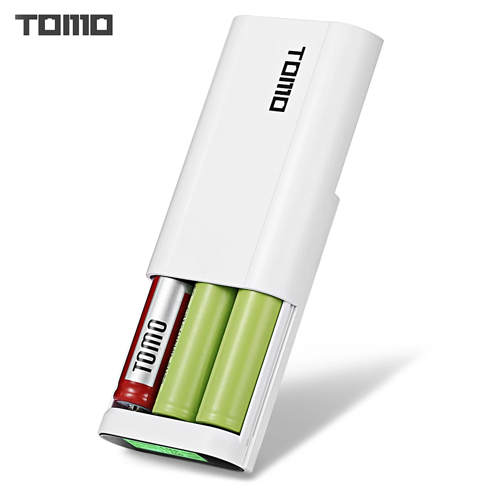 TOMO T3 Портативный DIY внешний Смарт аккумулятор 3 х 18650 Li ion батарея микро usb 8 Pin
