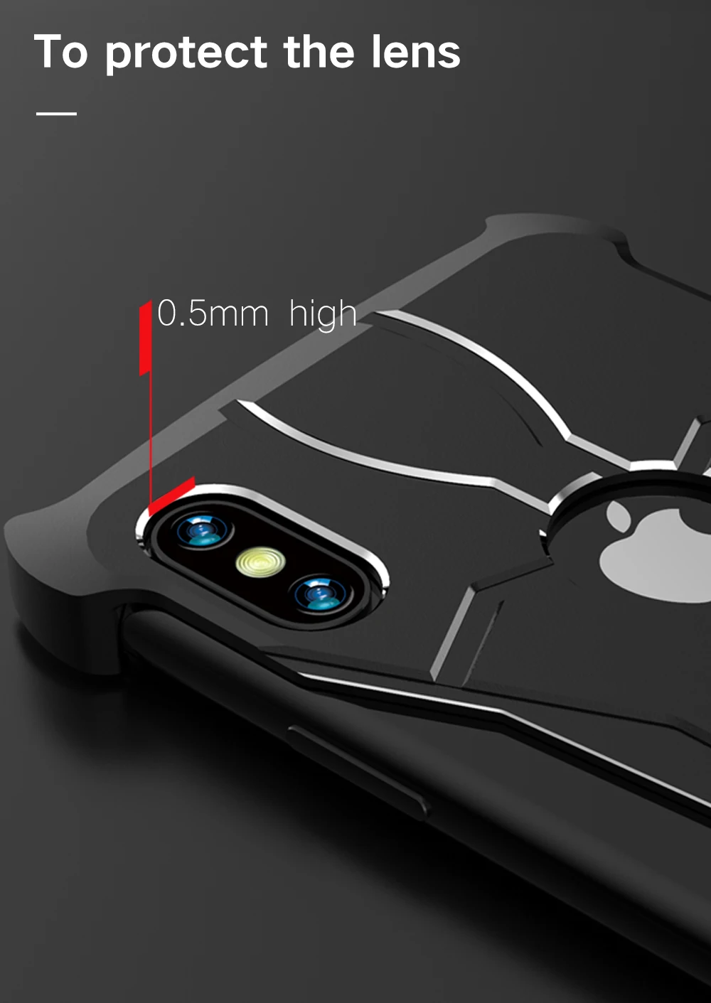 Роскошные чехлы для телефонов R-Just Panther для iPhone XR XS X XS MAX 7 8 Plus ультра тонкий магнитный адсорбционный металлический чехол для iPhone8