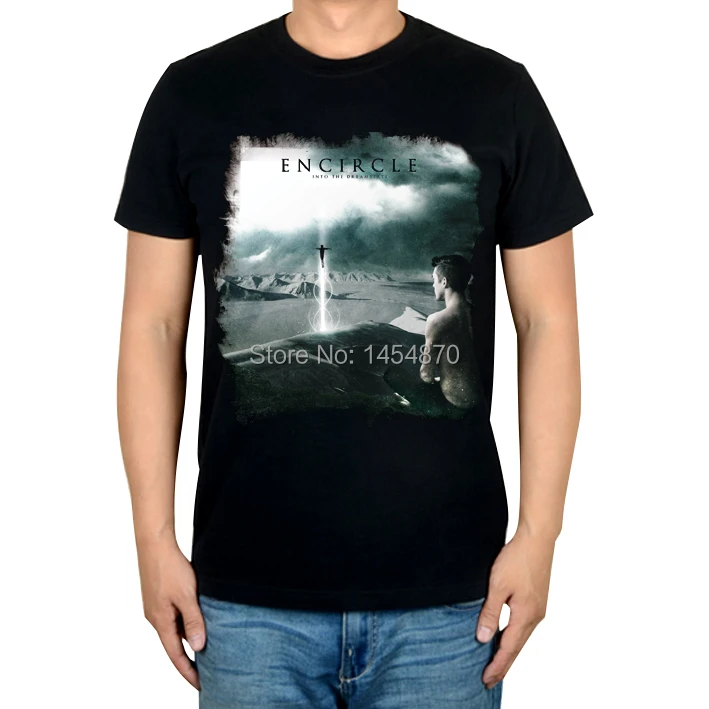 3 дизайна уличная одежда брендовая футболка Encircle хлопковые черные футболки в