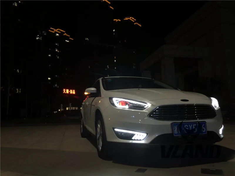 VLAND производитель для автомобиля головы лампы Ford Focus светодиодный Headligh 2015 2017