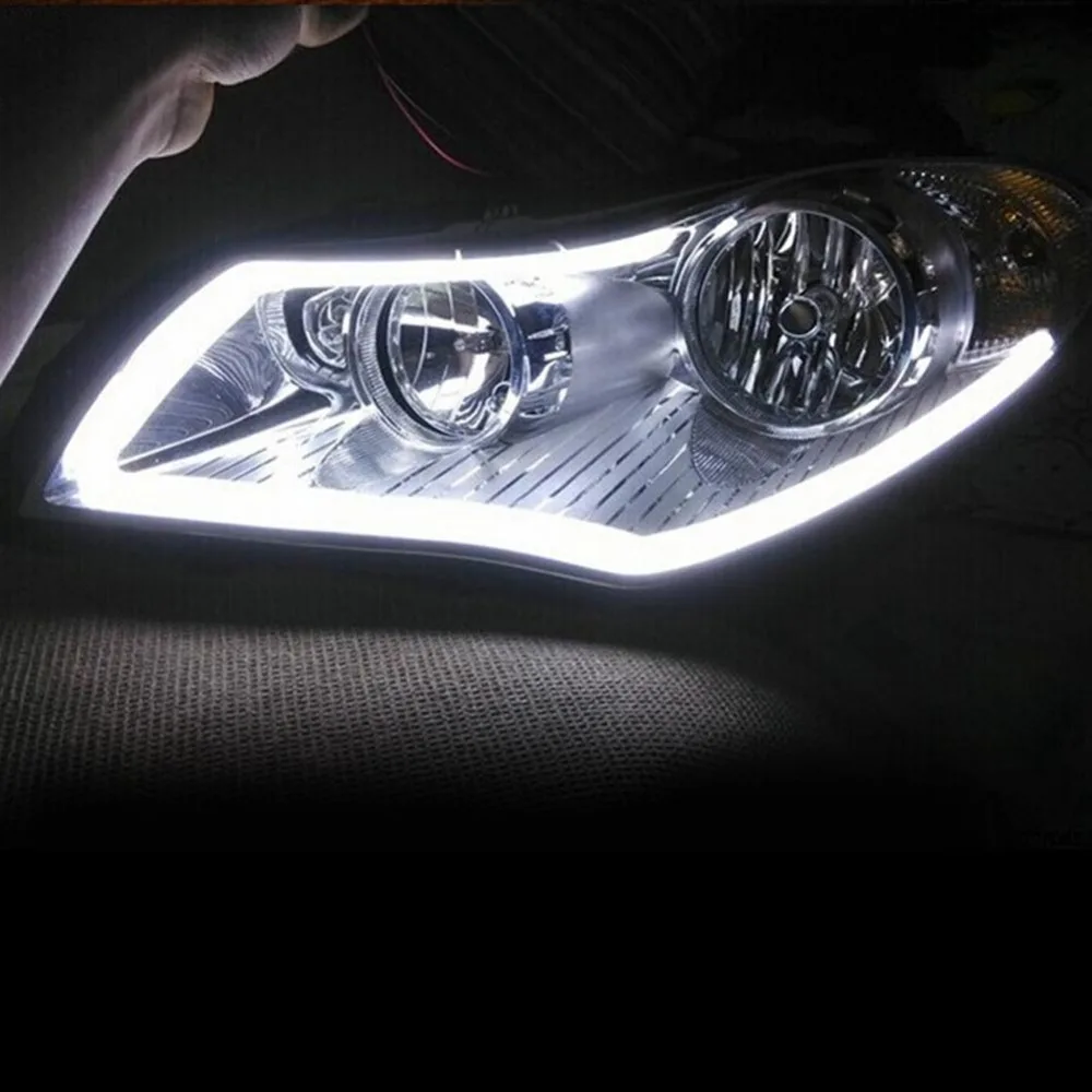 2 шт. гибкая светодиодная лента для дневных ходовых огней 45 см|led strip light|strip lightcar led