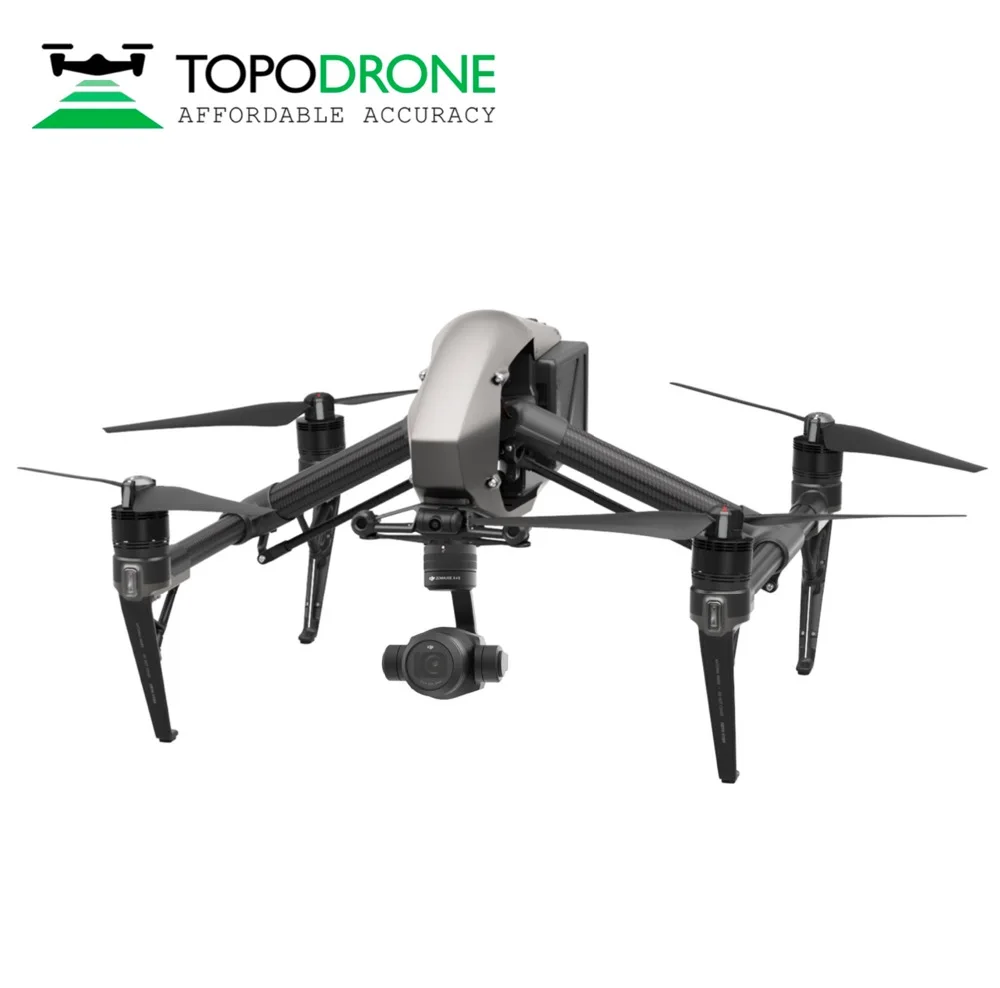 Topodrone DJI Inspire 2 RTK/PPK для прецизионной аэрофотосъемки дроны самолет MAX fly 30 км
