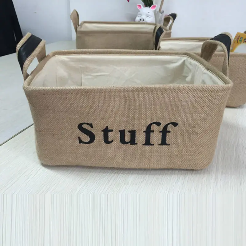 Лидер продаж 1 предмет Размеры S/M/L из натурального джута хранения хлопко-льняной