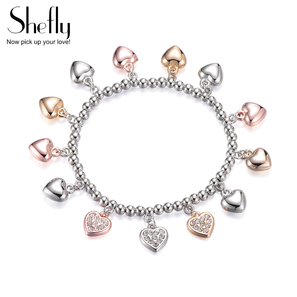 Богемный очаровательный браслет любовь DIY из сплава с бусинами Ручной Работы